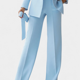 Julia Conjunto Urbano Elegante de Blazer y Pantalón de Corte Clásico