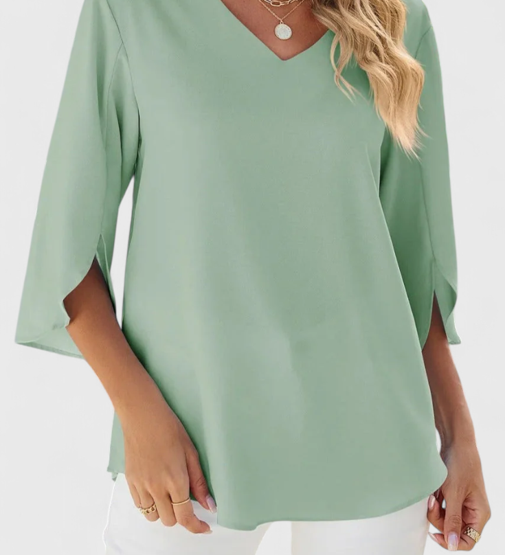 Tabitha Blusa Casual de Corte Suelto con Toque Sofisticado