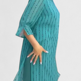 Polly Vestido Elegante de Gasa con Diseño Clásico y Caída Suave para un Estilo Sofisticado