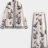 Conjunto de Pierna Ancha Nazaret con Diseño Artístico para Estilo Único