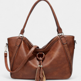 Bolsa Giulietta de diseño elegante con detalles de flecos