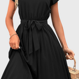 Luxie Vestido Midi Elegante de Tejido Ligero con Corte Fluido para un Estilo Sofisticado