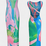 Luella - Vestido Pastel de Silueta Fluida y Corte Favorable para un Estilo Elegante