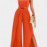 Blusa Nyree Mono Asimétrica con Detalle Cut-Out y Elegante Manga en Lazo