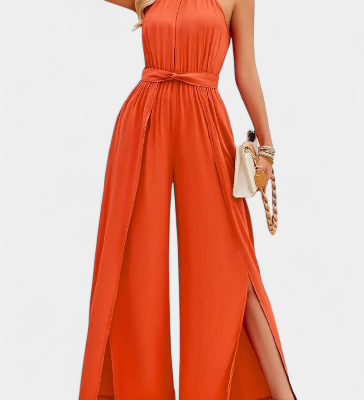 Blusa Nyree Mono Asimétrica con Detalle Cut-Out y Elegante Manga en Lazo