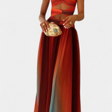 Vestido Maxi Sin Tirantes Maisie de Corte A-Line – Elegancia y Estilo para Cualquier Ocasión