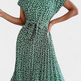 Vestido Midi Floral Galilea con Estilo Campestre para un Look Elegante y Natural