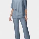 Dinah Elegante Conjunto de Dos Piezas con Silueta Femenina para un Look sin Esfuerzo