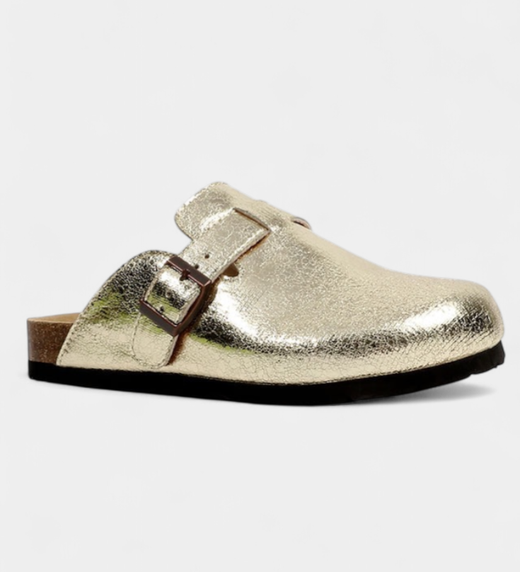 Aubree Zuecos Unisex de Gamuza con Hebilla Ajustable - Comodidad y Estilo en Cada Paso