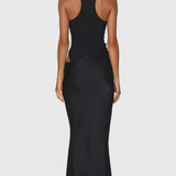 Vestido Maxi Mafalda con Estilo Tank Top y Silueta Esbelta para Un Look Elegante