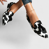 Fermina Loafers Elegantes con Punta Afilada y Diseño Bicolor - Estilo Sofisticado y Confort Inigualable