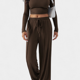 Conjunto de 2 Piezas Celaena con Elegante Escote Redondo