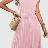 Luxie Vestido Midi Elegante de Tejido Ligero con Corte Fluido para un Estilo Sofisticado