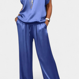 Elegante Conjunto de Primavera de Dos Piezas con Estilo Sofisticado