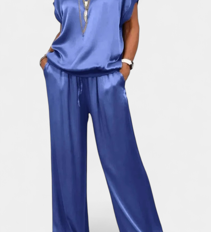 Elegante Conjunto de Primavera de Dos Piezas con Estilo Sofisticado