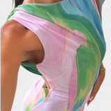 Luella - Vestido Pastel de Silueta Fluida y Corte Favorable para un Estilo Elegante