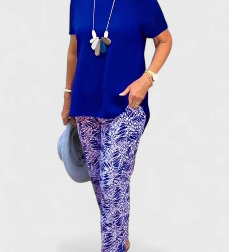 Elegante Conjunto de Dos Piezas Candelaria con Diseño de Corte Estructurado