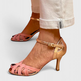 Elegantes Tacones Juul con Tira en T y Plantilla Acolchada para Máximo Confort