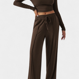 Conjunto de 2 Piezas Celaena con Elegante Escote Redondo