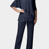 Dinah Elegante Conjunto de Dos Piezas con Silueta Femenina para un Look sin Esfuerzo