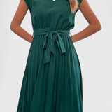 Luxie Vestido Midi Elegante de Tejido Ligero con Corte Fluido para un Estilo Sofisticado