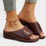 Sandalias Ortopédicas Itziar con Diseño Perforado y Plantilla Acolchada para Máxima Comodidad