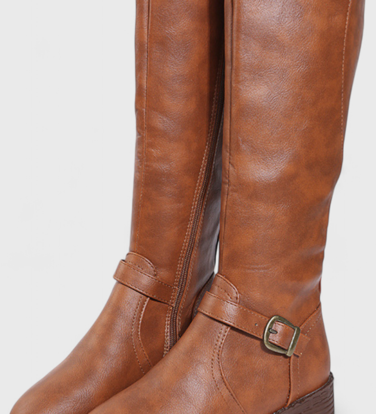 Sienna Botas de Montar Clásicas Hasta La Rodilla - Elegancia y Comodidad para Tus Aventuras Ecuestres