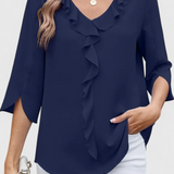 Annemiek Blusa Casual de Corte Suelto y Estilo Sofisticado para un Look Elegante y Cómodo