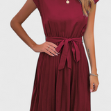 Luxie Vestido Midi Elegante de Tejido Ligero con Corte Fluido para un Estilo Sofisticado