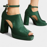 Zapatos Lopez Tacones Gruesos Multicolor para un Estilo Visteo y Moderno