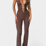 Elegante Copo de Encaje con Espalda Ajustable y Diseño Mono Kendra