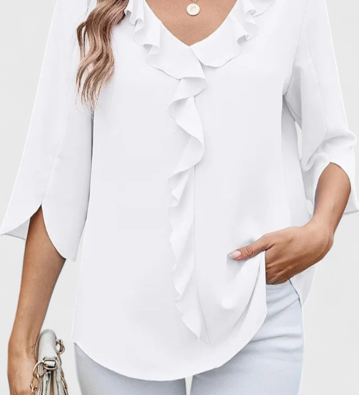 Annemiek Blusa Casual de Corte Suelto y Estilo Sofisticado para un Look Elegante y Cómodo