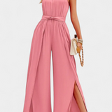 Blusa Nyree Mono Asimétrica con Detalle Cut-Out y Elegante Manga en Lazo