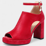 Zapatos Lopez Tacones Gruesos Multicolor para un Estilo Visteo y Moderno