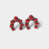 Elegantes pendientes de herradura con piedra natural para un estilo único