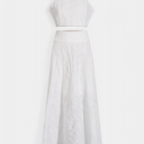 Danitza Elegante Conjunto Romántico de Encaje Floral Calado para un Look Sofisticado