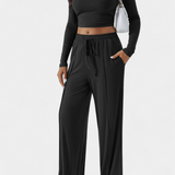 Conjunto de 2 Piezas Celaena con Elegante Escote Redondo