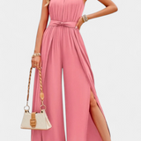 Blusa Nyree Mono Asimétrica con Detalle Cut-Out y Elegante Manga en Lazo