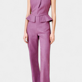 Nerida Mono Largo de Lino y Algodón Asimétrico para un Estilo Moderno y Elegante