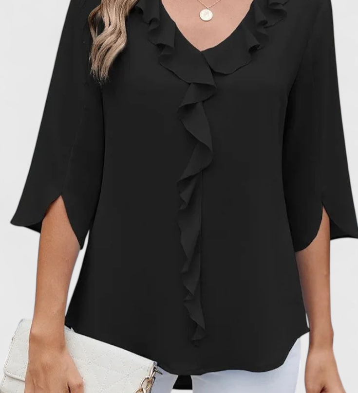 Annemiek Blusa Casual de Corte Suelto y Estilo Sofisticado para un Look Elegante y Cómodo