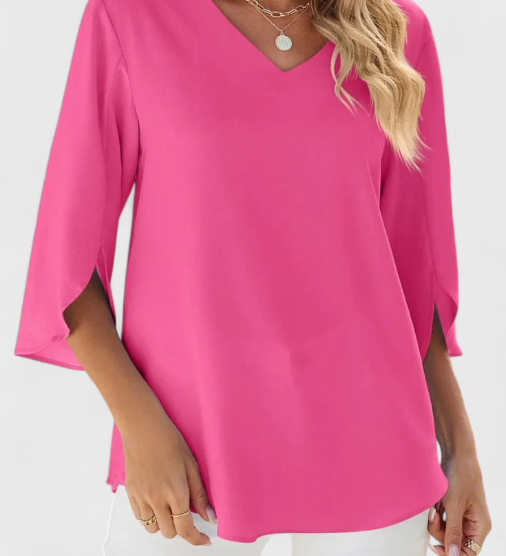 Tabitha Blusa Casual de Corte Suelto con Toque Sofisticado