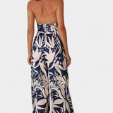 Ahria Conjunto de Bañador Estampado con Escote en V – Look Veraniego y Elegante para Cada Ocasion