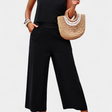 Conjunto Boho Lavinia de Top y Shorts en Lino y Algodón para un Estilo Relax y Sofisticado