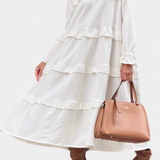 Jada Vestido Sudadera con Volantes y Silueta Casual-Chic para un estilo elegante y cómodo