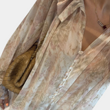 Blusa Elegante Dunas Susurrantes para un Look Sofisticado