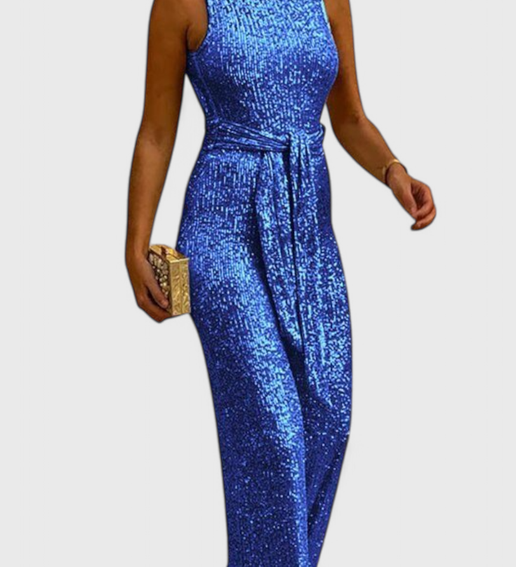 Vestido Adele Monó de Lentejuelas con Cintura Ajustable para un Estilo Elegante y Personalizable