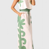 Serafina Conjunto Sin Mangas con Estampado Floral Boho - Estilo Bohemio y Atractivo