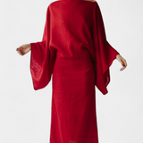 Kamilia Elegante Vestido Kimono de Lino y Algodón con Cinturón para un Estilo Confortable y Sofisticado