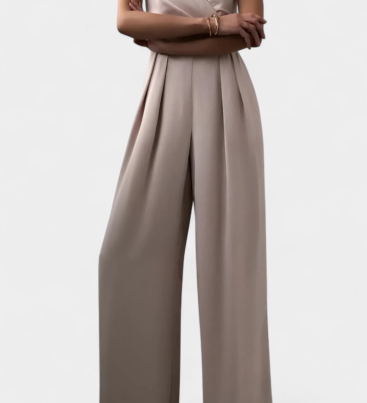 Romily Mono Sexy con Tirantes y Pierna Ancha - Elegancia y Estilo Inigualables