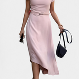 Vestido Asimétrico de Estilo Urbano Florence para un look moderno y sofisticado